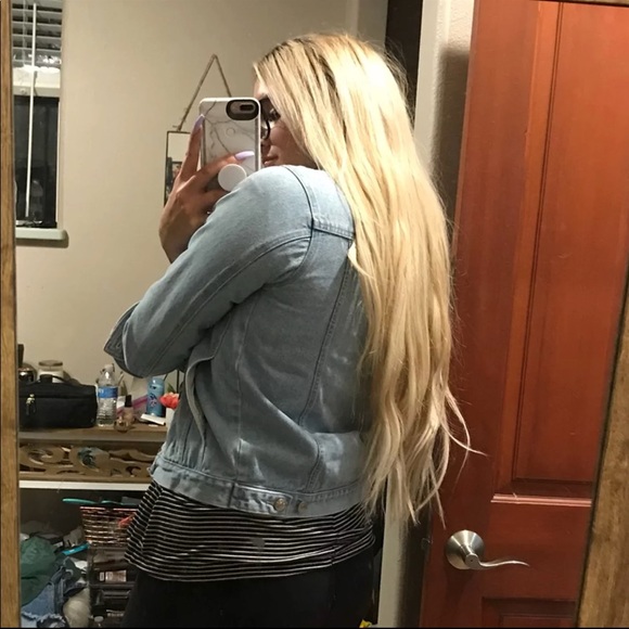 Lightly Distressed Denim Jacket - Picture 5 of 5